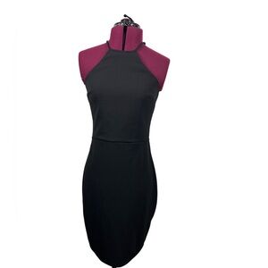 Express Black Halter Bodycon Dress Size Small NWT